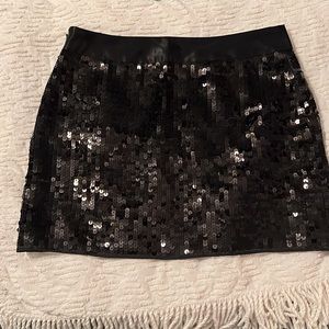 Express sequin skirt